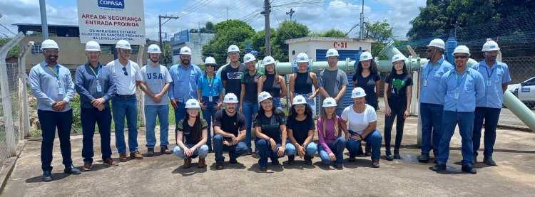 Universitários de Itabira conhecem etapas de tratamento da água em Timóteo