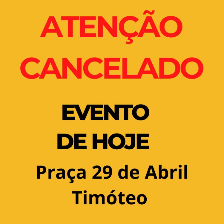 Prefeitura de Timóteo cancela shows devido às fortes chuvas