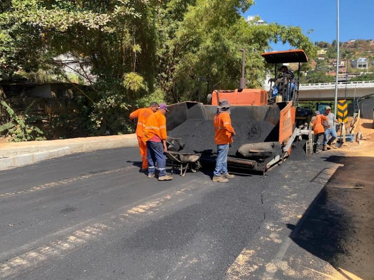 Obra na alça da Avenida Maanaim entra na fase final