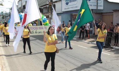 PREFEITURA DE CORONEL FABRICIANO PROMOVE DESFILE CÍVICO DE 7 DE SETEMBRO
